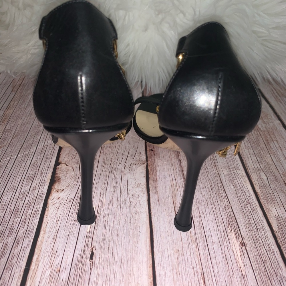 Jimmy Choo Leather Heels with chain - Picture 8 of 16